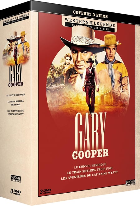 Gary Cooper - Coffret 3 films : Le Convoi héroïque + Le Train sifflera trois fois + Les Aventures du Capitaine Wyatt