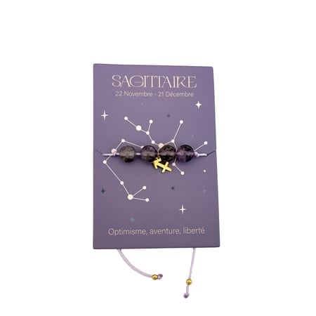 Bracelet signe astrologique Sagittaire