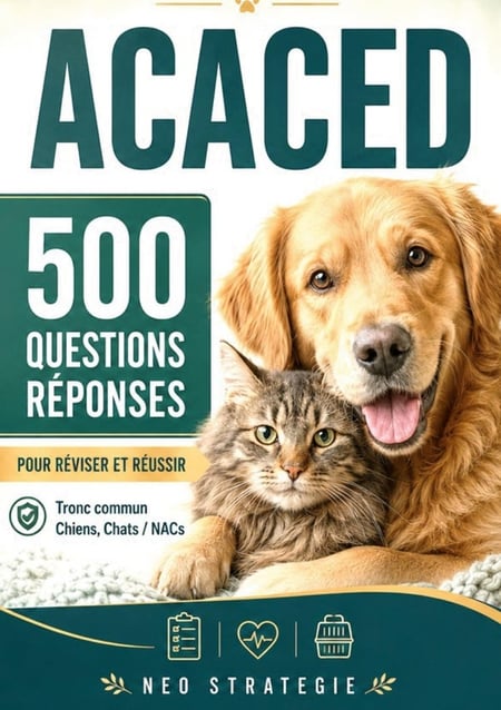 ACACED 500 Questions réponses : Tronc commun  Chiens, Chats, NACs