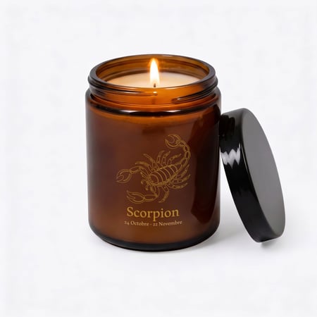 Bougie végétale parfumée - Astro - Scorpion - 160g