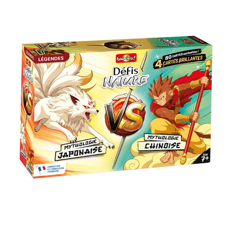 Defis nature mytho japon chine - Jeu de société enfant - Bioviva