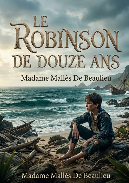 Le Robinson de douze ans : L'odyssée d'un jeune naufragé face à la nature sauvage.