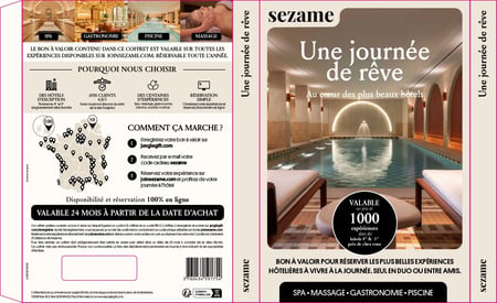 Coffret cadeau Sézame - Une journée de rêve