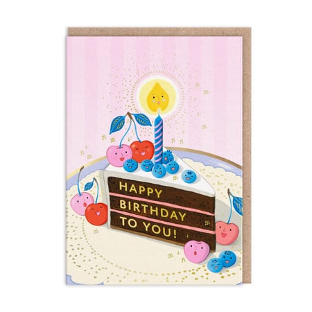 Carte de vœux Ohh Deer - Happy birthday to you 