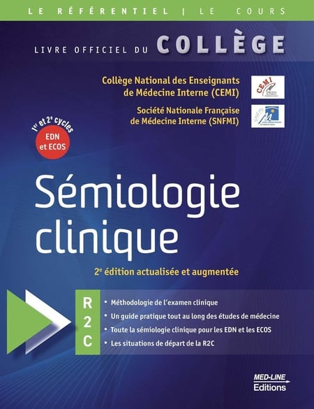 SEMIOLOGIE CLINIQUE COLLEGE NATIONAL