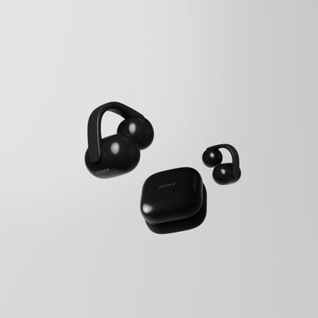 Écouteurs à conduction osseuse Sony - Link Bud Clip - Noir