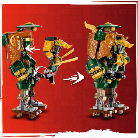 Lego Ninjago – L'équipe des robots des ninjas LLoyd et Arin – La