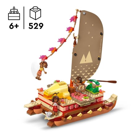 LEGO® 43270 Le bateau d'aventure de Vaiana LEGO® Disney
