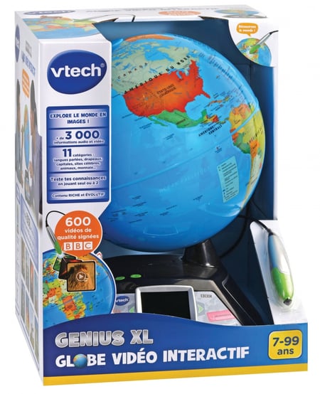 Globe vidéo interactif - Genius XL - Jeux éducatifs