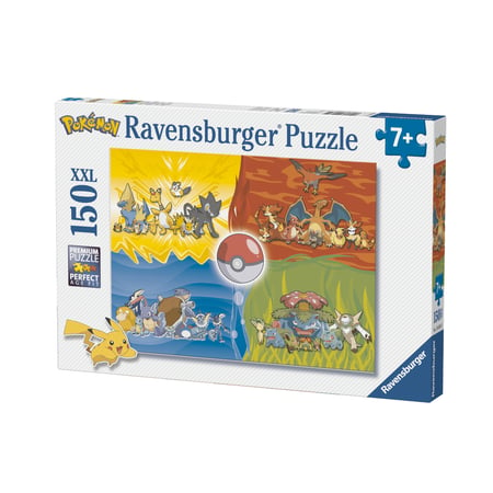 Nathan - Puzzle Enfant - 150 pièces - La ville des Pokémon - Pour
