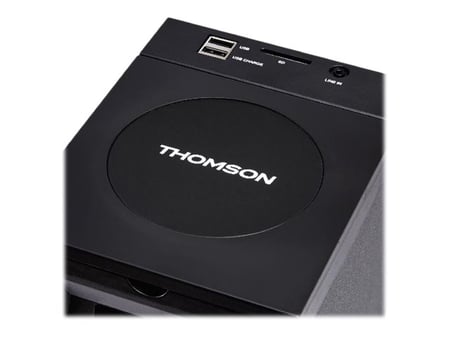 Lecteur radio cd portable THOMSON - usb / bt bleu