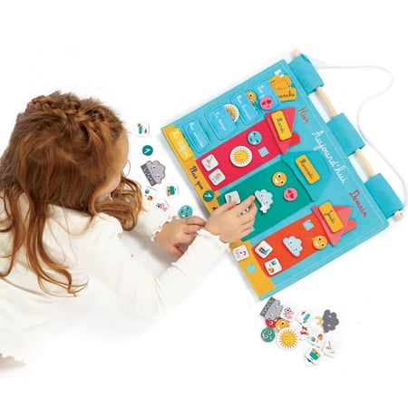 marque generique - calendrier enfant educatif montessori tissu 2020 - Jeux  éducatifs - Rue du Commerce
