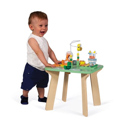 InnoFriends - Tableau d'activité - Montessori - Jouets pour enfants - Bois  - Éducatif - Tableau d'activité - Centre d'activités - Plateau de jeu 