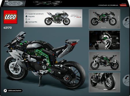 LEGO® 42170 - La moto Kawasaki Ninja H2R - LEGO® Technic - Jeux de