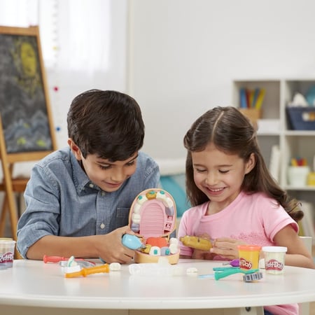Play-Doh - Cabinet dentaire - Avec 8 pots de pate à modeler