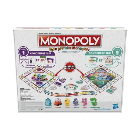 Monopoly Junior- Mon premier monopoly - Jeux de société enfant