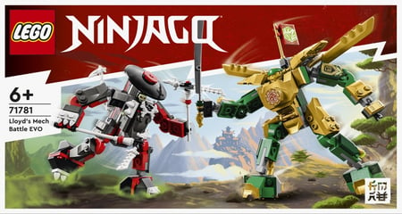 Le combat des robots de Lloyd, Évolution - LEGO® Ninjago - 71781 - Jeux de  construction