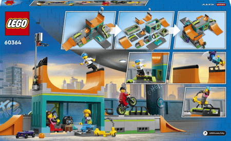 LEGO®CITY 60364 - LE SKATEPARK URBAIN