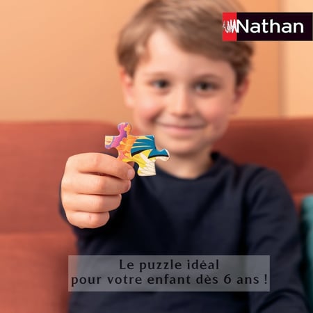 Nathan Puzzle 60 pièces - Les dinosaures du Crétacé