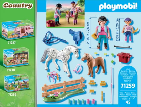 Playmobil® - Starter pack cavaliers et chevaux - 71259 - Playmobil® Country