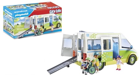Playmobil® - Bus scolaire - 71329 - Playmobil® City Life - Figurines et  mondes imaginaires - Jeux d'imagination