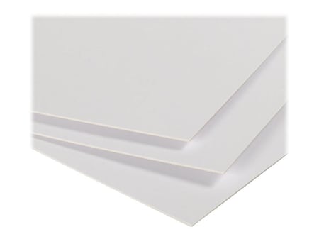 Carton cartonné, blanc, 60 x 80 cm