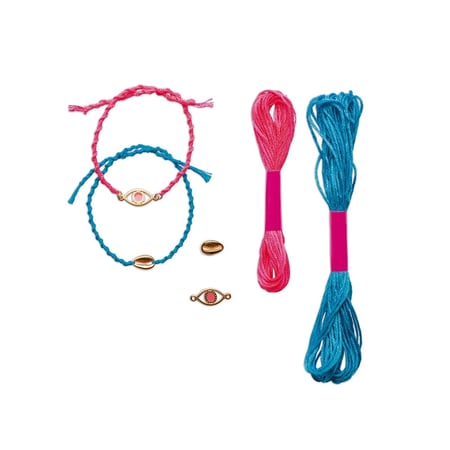 Ailopta Bracelets d'amitié,Kit Fabrication Bracelets à Cordes pour Filles -  Ensemble d'activités Amusantes pour Les Voyages, Cadeaux d'anniversaire