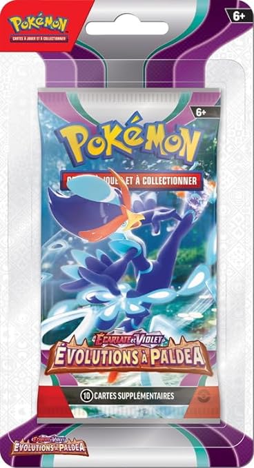 Cartes Pokémon - Booster Évolution à Paldea EV02 - Modèles Aléatoires