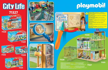 Ecole aménagée Playmobil City Life 9453 - La Grande Récré