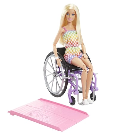 Barbie® - Poupée avec fauteuil roulant - Barbie® Fashionistas