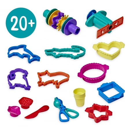 Kit d'outils de pâte à modeler, 20 pièces, jouets de pâte à