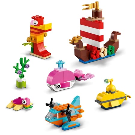 LEGO 10714 Classic La Plaque de Base Bleue, 32x32, Jouet de Construction,  Construire et Exposer, Collection, Paysage Mers, Océans, Éducatif, Créatif  : LEGO: : Jeux et Jouets