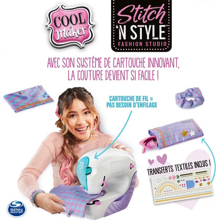 Kit créatif Cool Maker Recharges Stitch 'N Style Fashion Studio - Autres  jeux créatifs