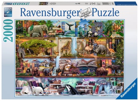 Puzzle 2000 pièces : Magnifique monde animal