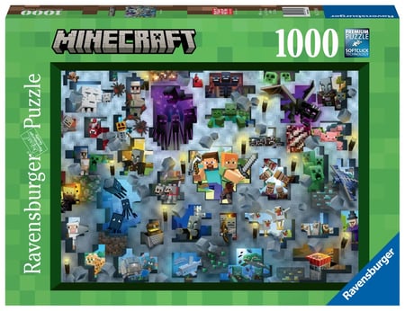 Puzzle 1000 pièces - Minecraft