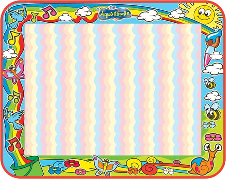 Maxi tapis aquadoodle arc en ciel fluo, jouets 1er age