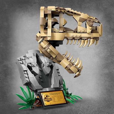Lego Jurassic World Les Fossiles De Dinosaures : Le Crâne Du T