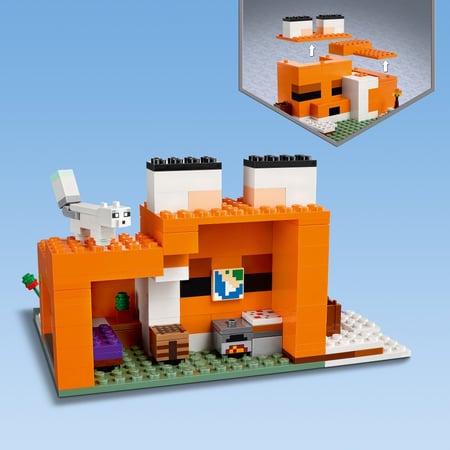 Le refuge renard 21178 | Minecraft® | Boutique LEGO® officielle BE