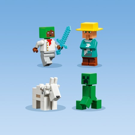 LEGO 21184 Minecraft La Boulangerie, Jouet de Village, Figurines de