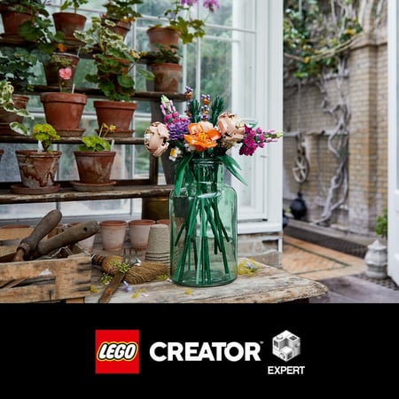 Vase à anneaux flottants pour fleurs LEGO® grand -  France