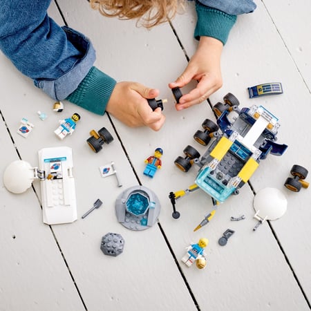LEGO - Le véhicule d'exploration lunaire - 5 à 8 ans - JEUX, JOUETS -   - Livres + cadeaux + jeux