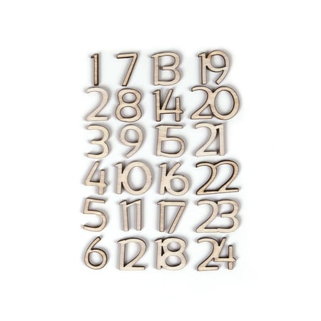 Calendrier de l'Avent - horloge de table