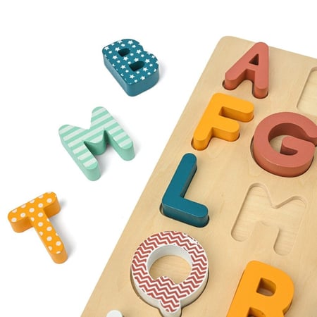 Jeu en bois Lettres de l'Alphabet 60 majuscules Le Toy Van