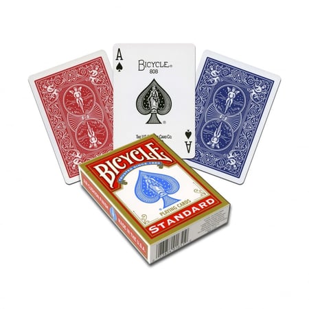 1x Ensemble de 54 cartes à jouer rouge - Jeux de cartes - Cartes à