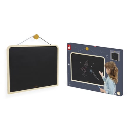 Planche à dessin Éducatif en bois pour Enfants - Tableau noir - Tableau  noir - Tableau