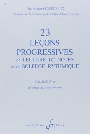 23 Leçons Progressives Vol.4 A - méthode