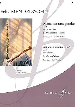 Romances sans paroles, op. 19. Volume 1 - méthode