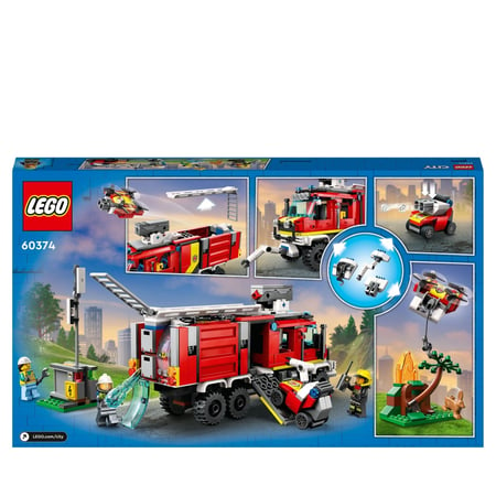 Le camion d'intervention des pompiers - LEGO® City - 60374 - Jeux