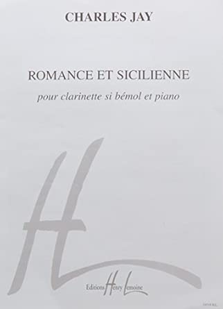 Romance et Sicilienne - partition clarinette