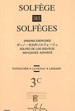 Solfège des Solfèges Vol.3C sans accompagnement - méthode Solfège